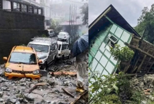 অবিরাম বৃষ্টিতে বিপর্যস্ত সিকিম। শনিবার রাত থেকে ফের বৃষ্টি শুরু হয়েছে সিকিমে। প্রবল দুর্যোগের কবলে পড়েছেন সিকিমে বেরাতে যাওয়া পর্যটকরা। যা পরিস্থিতি তাতে আটকে পড়া পর্যটকদের নাজেহাল অবস্থা কাটার কোনও দিশা দেখা যাচ্ছে না।