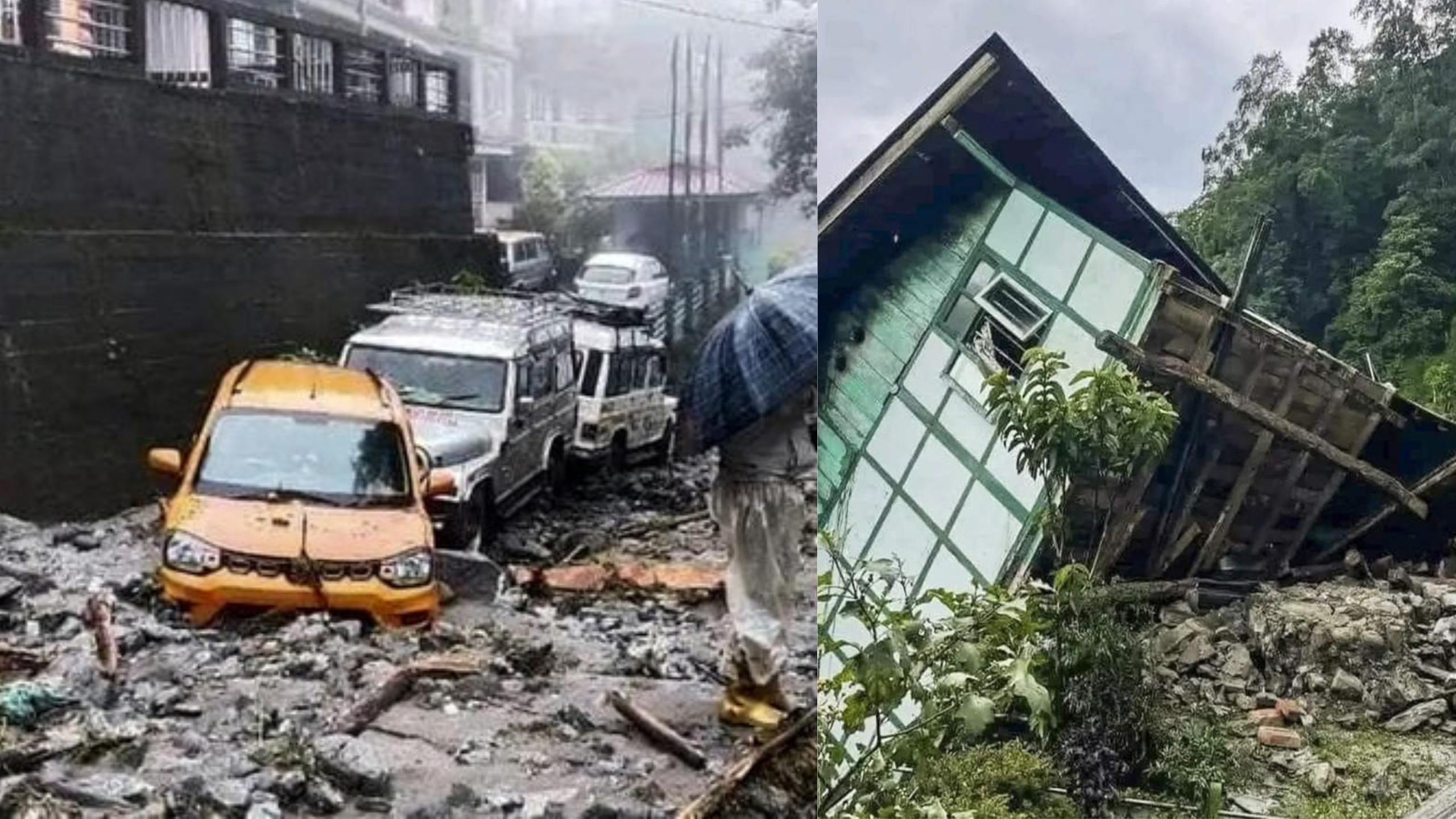 অবিরাম বৃষ্টিতে বিপর্যস্ত সিকিম। শনিবার রাত থেকে ফের বৃষ্টি শুরু হয়েছে সিকিমে। প্রবল দুর্যোগের কবলে পড়েছেন সিকিমে বেরাতে যাওয়া পর্যটকরা। যা পরিস্থিতি তাতে আটকে পড়া পর্যটকদের নাজেহাল অবস্থা কাটার কোনও দিশা দেখা যাচ্ছে না।